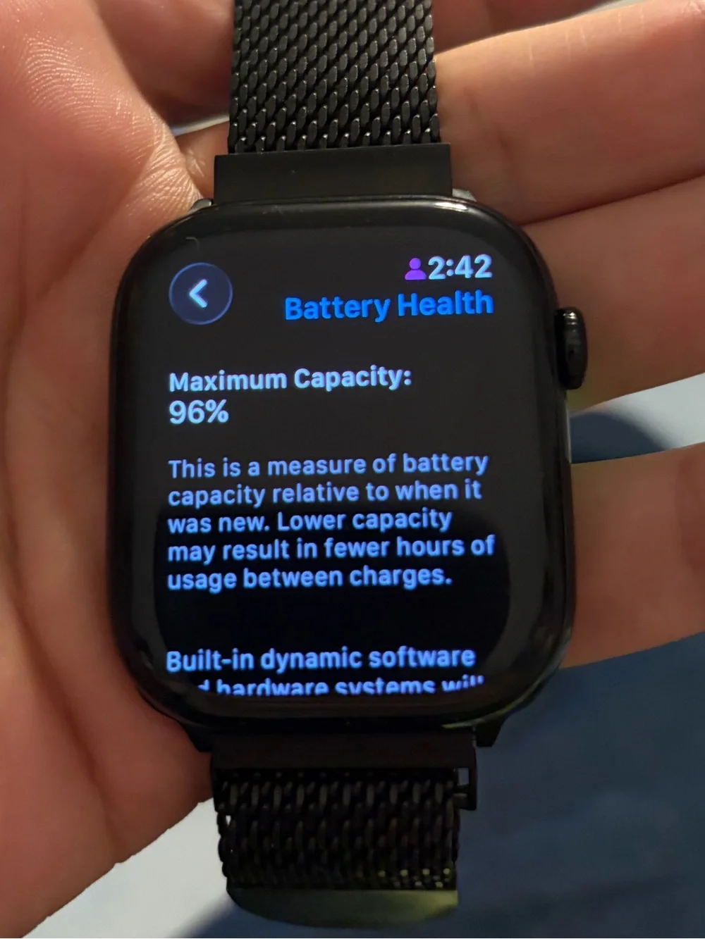 N/A apple watch